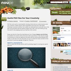 Useful PSD Files For Your Creativity - Noupe Design Blog