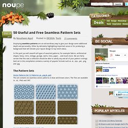 50 Useful and Free Seamless Pattern Sets