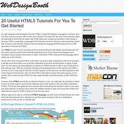 20 Useful HTML5 Tutorials For You To Get Started