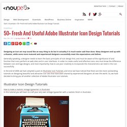 50 Fresh And Useful Adobe Illustrator Icon Design Tutorials - Noupe Design Blog