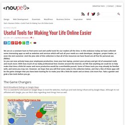 Useful Tools for Making Your Life Online Easier