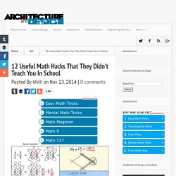 12 Useful Math Hacks That They Didn’t Teach You In School