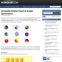 22 Useful Online Chart & Graph Generators