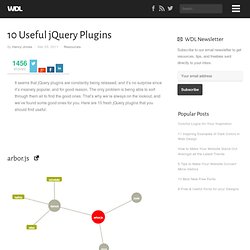 10 Useful jQuery Plugins