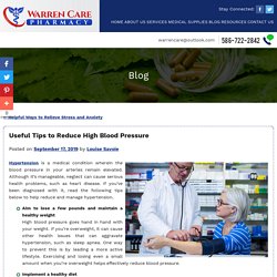 Useful Tips to Reduce High Blood Pressure