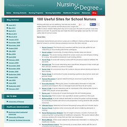 100 Useful Sites for School Nurses