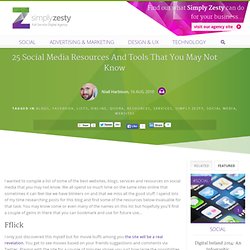 25 Of the most useful social media resources that you may not be aware of