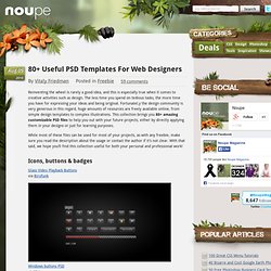 80 Useful PSD Templates For Web Designers - Noupe Design Blog