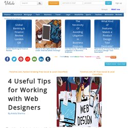 4 useful tips for working with web designers