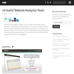 10 Useful Website Analytics Tools