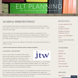 10 useful websites for ELT