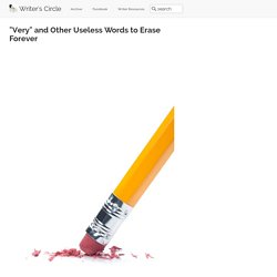 "Very" and Other Useless Words to Erase Forever - Writer's Circle