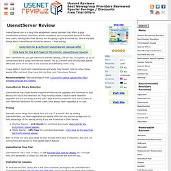 UsenetServer Review – UsenetReviewz – Is UsenetServer The Best ?