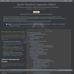User:Neovalen/Skyrim Revisited