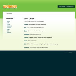 Kohana User Guide