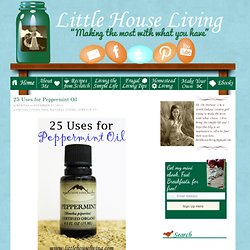 Uses for Peppermint Oil – Ways to Use Peppermint Oil – Essential Oils