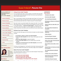 COVER LETTERS - RESUME ADVICE | Pearltrees