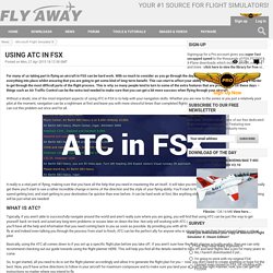 Using ATC in FSX