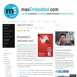 Using AVR Studio 5 « maxEmbedded