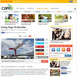 Using Yoga To Breathe