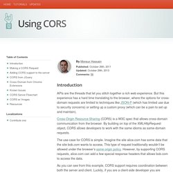 Using CORS