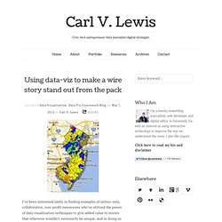 Using data-viz to make a wire story stand out from the pack