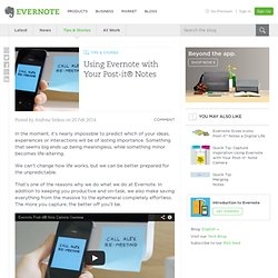 Using Evernote with Your Post-it® Notes