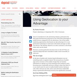 Using Geolocation to your Advantage