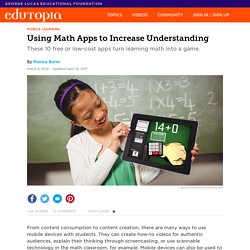 Using Math Apps to Increase Understanding