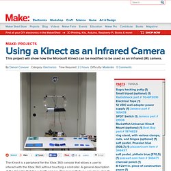 Using a Kinect as an Infrared Camera