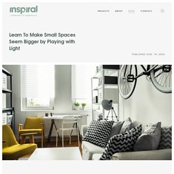 Using Lighting To Make Small Spaces Look Bigger