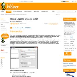 Using LINQ to Objects in C#