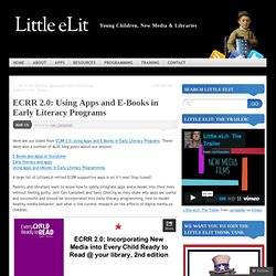 Using Apps and E-Books in Early Literacy Programs