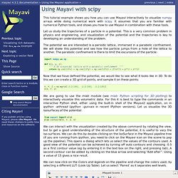 Using Mayavi with scipy — mayavi v4.2.1 documentation