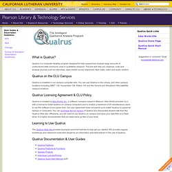 Using Qualrus