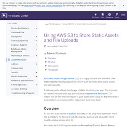 Using AWS S3 to Store Static Assets and File Uploads