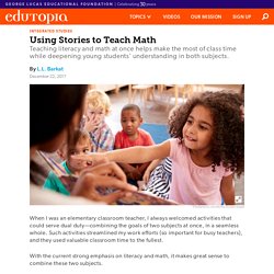 Using Stories to Teach Math
