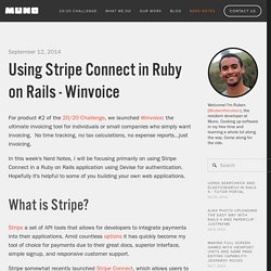 Using Stripe Connect in Ruby on Rails - Winvoice — Muno