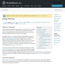 WordPress Themes How-to