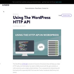 Using The WordPress HTTP API - Kinsta®
