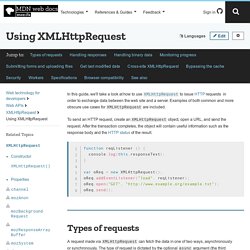 Using XMLHttpRequest
