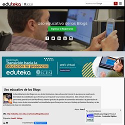 Uso educativo de los Blogs