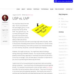 USP vs. UVP - » Search Engine Optimization, Search Engine Marketing, Website Design, Social Media Marketing