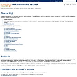 Manual del Usuario de Spoon - Pentaho Data Integration (Spanish)