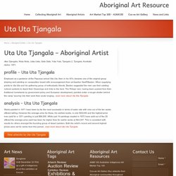 Uta Uta Tjangala - Aboriginal Artist