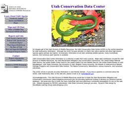 Utah Conservation Data Center