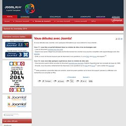 Vous débutez avec Joomla!