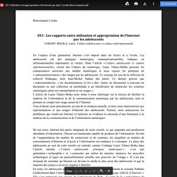 EE1 Utilisation et appropriation d'internet par ado-Cyndie Boncompain.pdf
