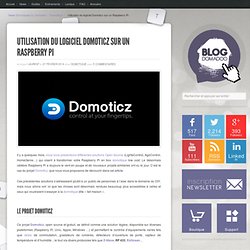 Utilisation du logiciel Domoticz sur un Raspberry Pi
