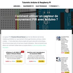 Utiliser un capteur de mouvement PIR avec Arduino